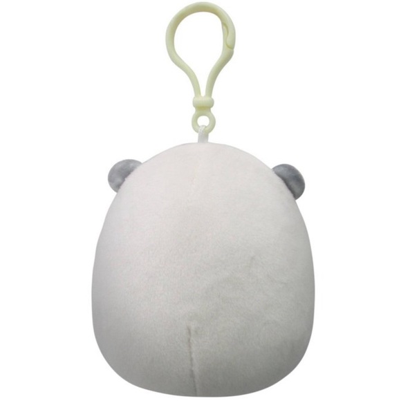 NWT Pax the white hamster with closed eyes kellytoy squishmallow clip - Picture 5 of 7